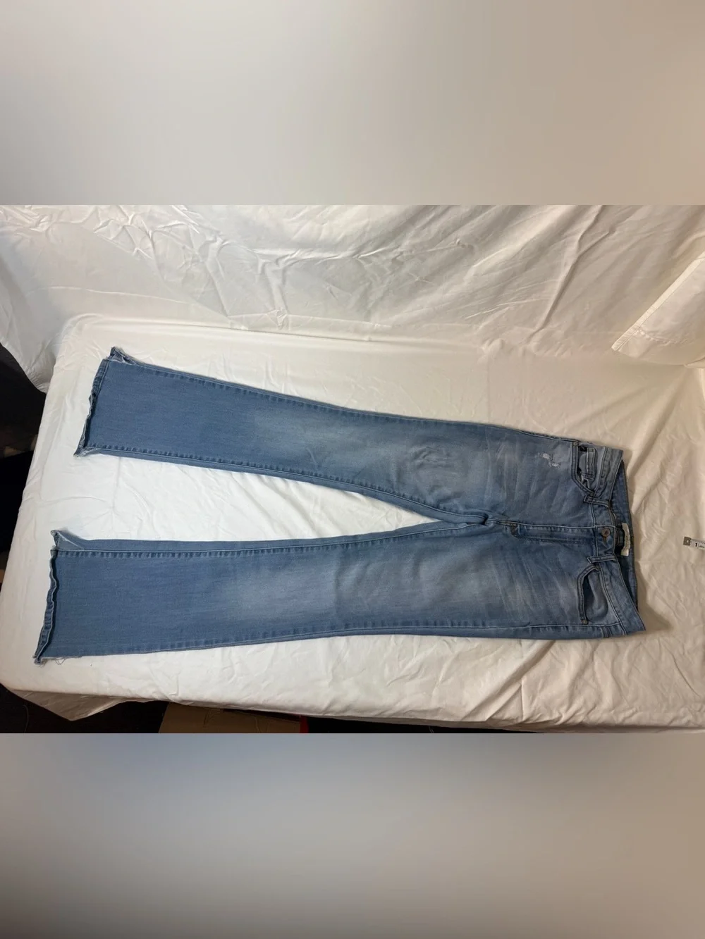 KanCan Two-Tone Light Blue Flare Jeans